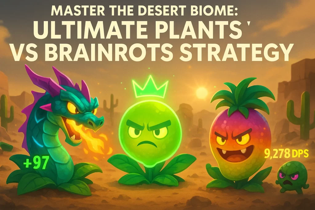Conquering the Desert Biome in Plants Vs Brainrots: A Full Guide to the New Power Meta