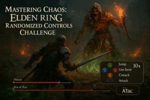 A Full Playthrough of Elden Ring With Randomized Controls Every Ten Seconds